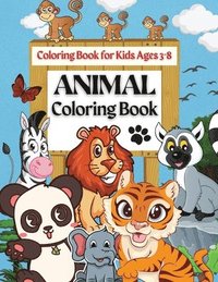 bokomslag Animal Coloring Book Coloring Book for Kids Ages 3-8