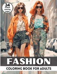 bokomslag Fashion Coloring Book for Adults