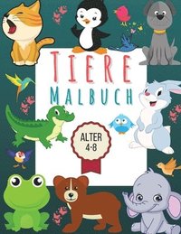 bokomslag Tier-Malbuch fr Kinder von 4-8 Jahren