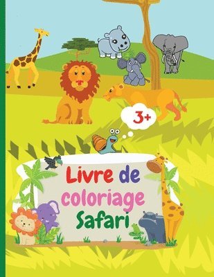 bokomslag Livre de coloriage Safari