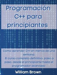 bokomslag Programación C++ para principiantes