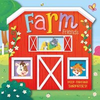 bokomslag Farm Friends: Peep-Through Surprise Lift-A-Flap Board Book