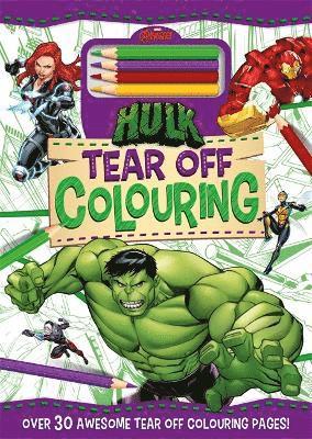 Marvel Avengers Hulk: Tear Off Colouring 1
