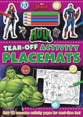 Marvel Avengers Hulk: Tear-Off Activity Placemats 1