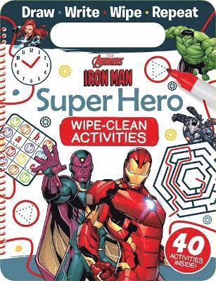 bokomslag Marvel Avengers Iron Man: Super Hero Wipe-Clean Activities