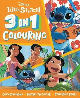 Walt Disney - Disney Lilo & Stitch: 3 in 1 Colouring, Häftad