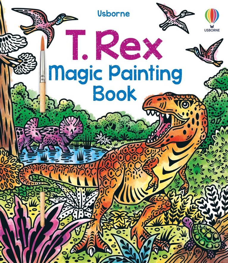 Sam Baer - T. Rex Magic Painting Book, Häftad