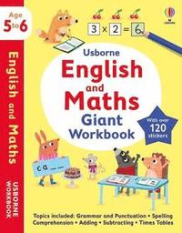 bokomslag Usborne English and Maths Giant Workbook 5-6