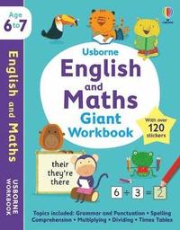 bokomslag Usborne English and Maths Giant Workbook 6-7