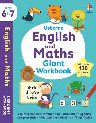 Usborne English and Maths Giant Workbook 6-7 1
