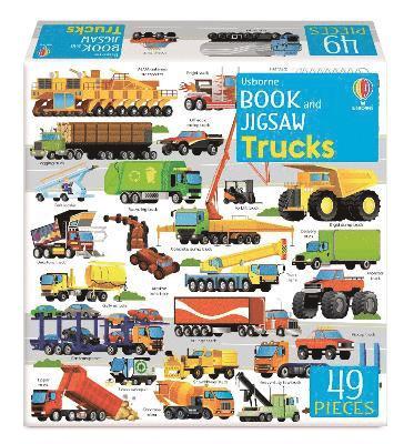 Usborne Book and Jigsaw Trucks 1