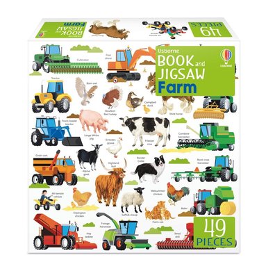 bokomslag Usborne Book and Jigsaw Farm