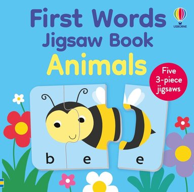 Kate Nolan - First Words Jigsaw Book: Animals, Kartonnage