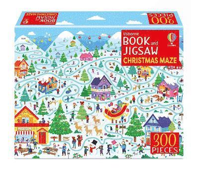 Usborne Book and Jigsaw Christmas Maze 1