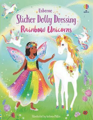 Sticker Dolly Dressing Rainbow Unicorns 1