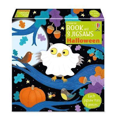 Usborne Book and 3 Jigsaws: Halloween 1