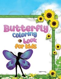 bokomslag Butterfly coloring book for kids