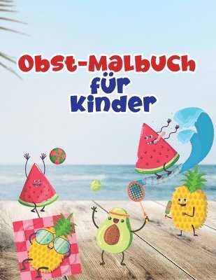 Obst-Malbuch fr Kinder 1