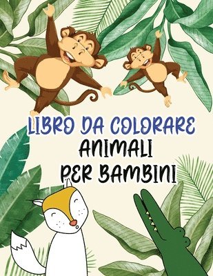 Libro da colorare animali per bambini 1