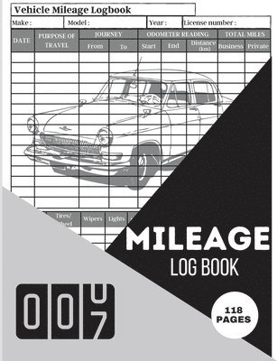 Mileage Log Book for Taxes 1
