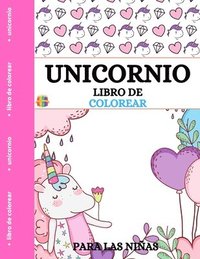 bokomslag Libro para Colorear de Unicornios