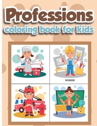 bokomslag Professions Coloring Book for Kids