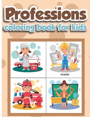 Professions Coloring Book for Kids 1