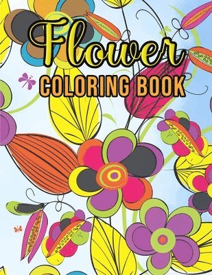 bokomslag Flower Coloring Book