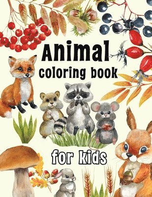 bokomslag Animal Coloring Book for Kids