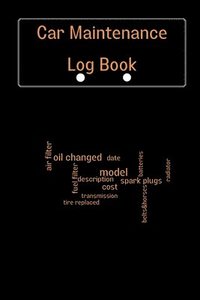 bokomslag Car Maintenance Log Book