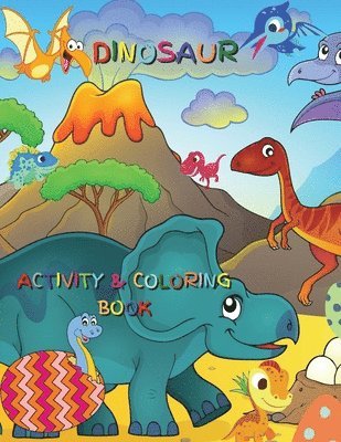 bokomslag Dinosaur Activity and Coloring Book