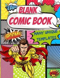 bokomslag Blank Comic Book Many Unique Templates