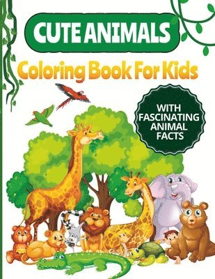 Cute Animals Coloring Book for Kids 1
