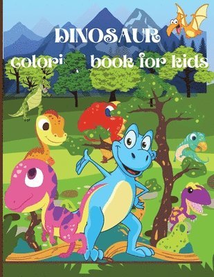 bokomslag Dinosaur Coloring Book for Kids