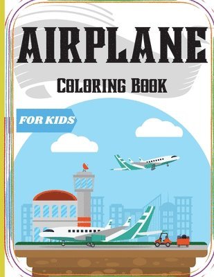 bokomslag Airplane Coloring Book for Kids