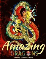 bokomslag Amazing Dragons Coloring Book for Adults