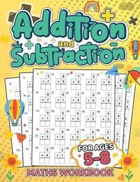 bokomslag Addition and Subtraction Math Book for Kids Ages 5-8