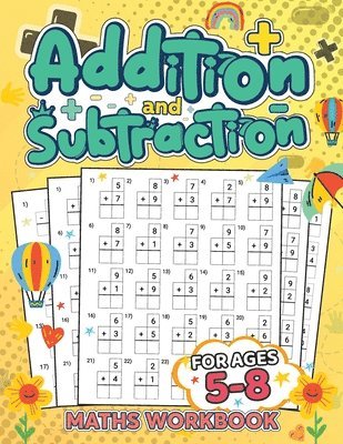 bokomslag Addition and Subtraction Math Book for Kids Ages 5-8