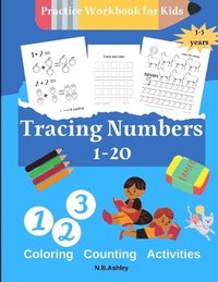 bokomslag Tracing numbers 1-20, Practice Workbook for Kids