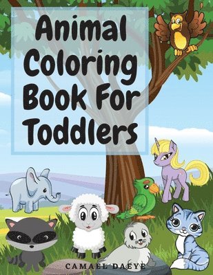 bokomslag Animal Coloring Book For Toddlers