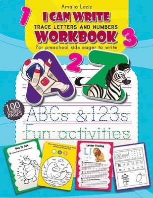 Trace Letters and Numbers Workbook 1