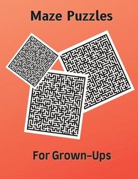 bokomslag Maze Puzzles for Grown-Ups