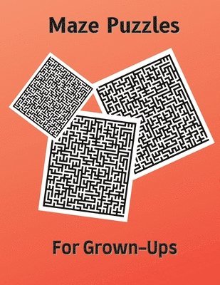 bokomslag Maze Puzzles for Grown-Ups