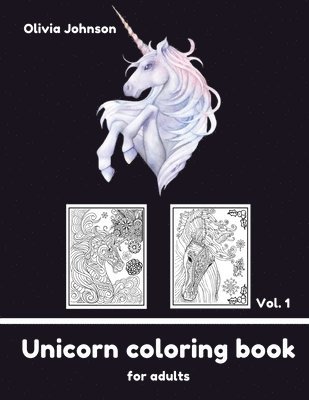 bokomslag Adult Coloring Book - Unicorn vol1