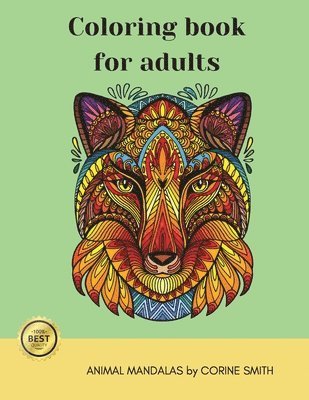 bokomslag Adult coloring book - Animal mandala