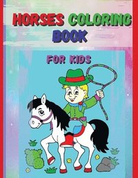 bokomslag Horses Coloring Book For Kids