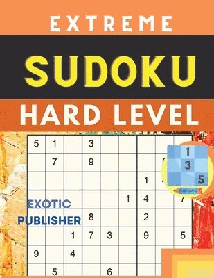 Hard to Extreme Large Print Sudoku 1