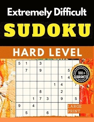 Extremely Difficult Sudoku Puzzles Book 1