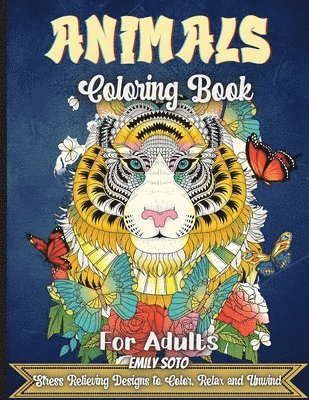 Animals Coloring Book For Adults 1