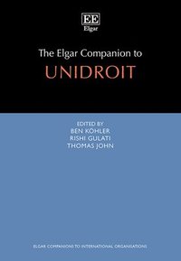 bokomslag The Elgar Companion to UNIDROIT